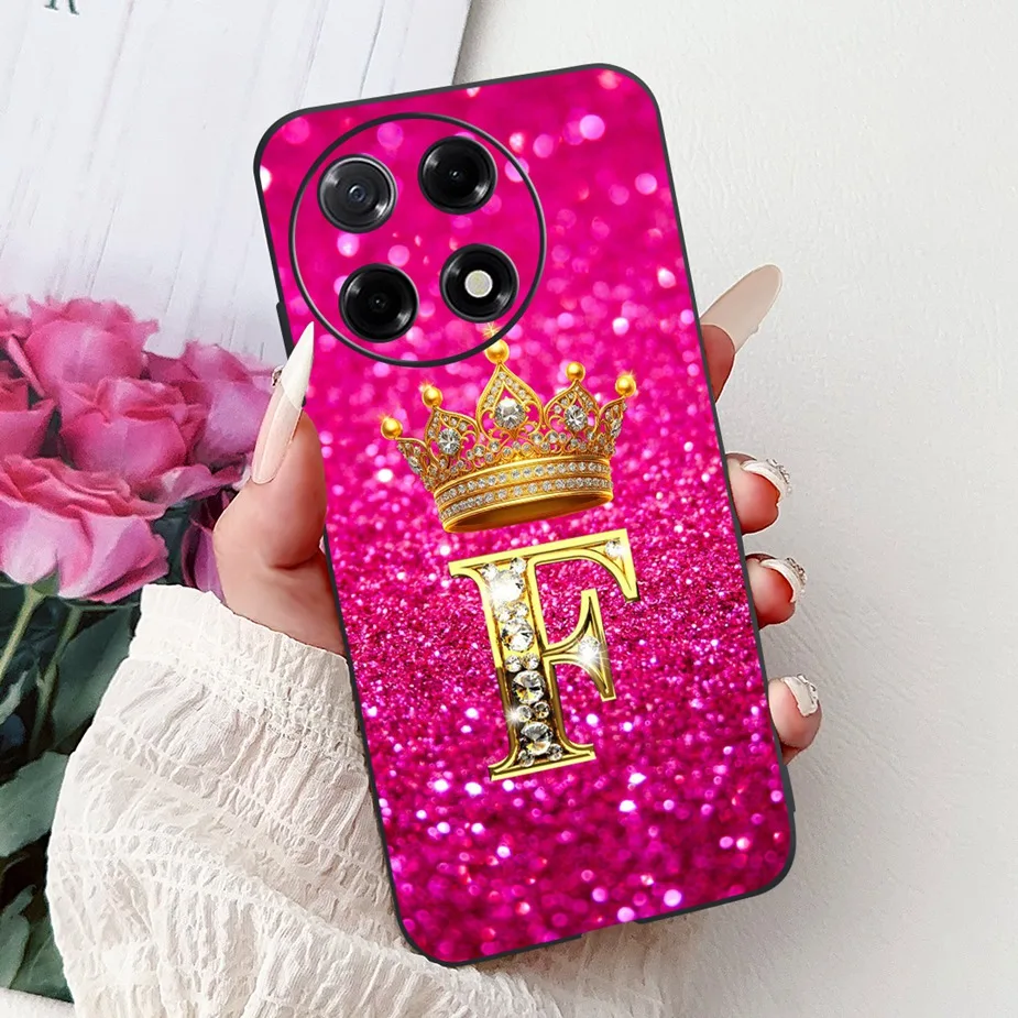 Crown Letters Soft Silicone Case - Premium Protective Cover
