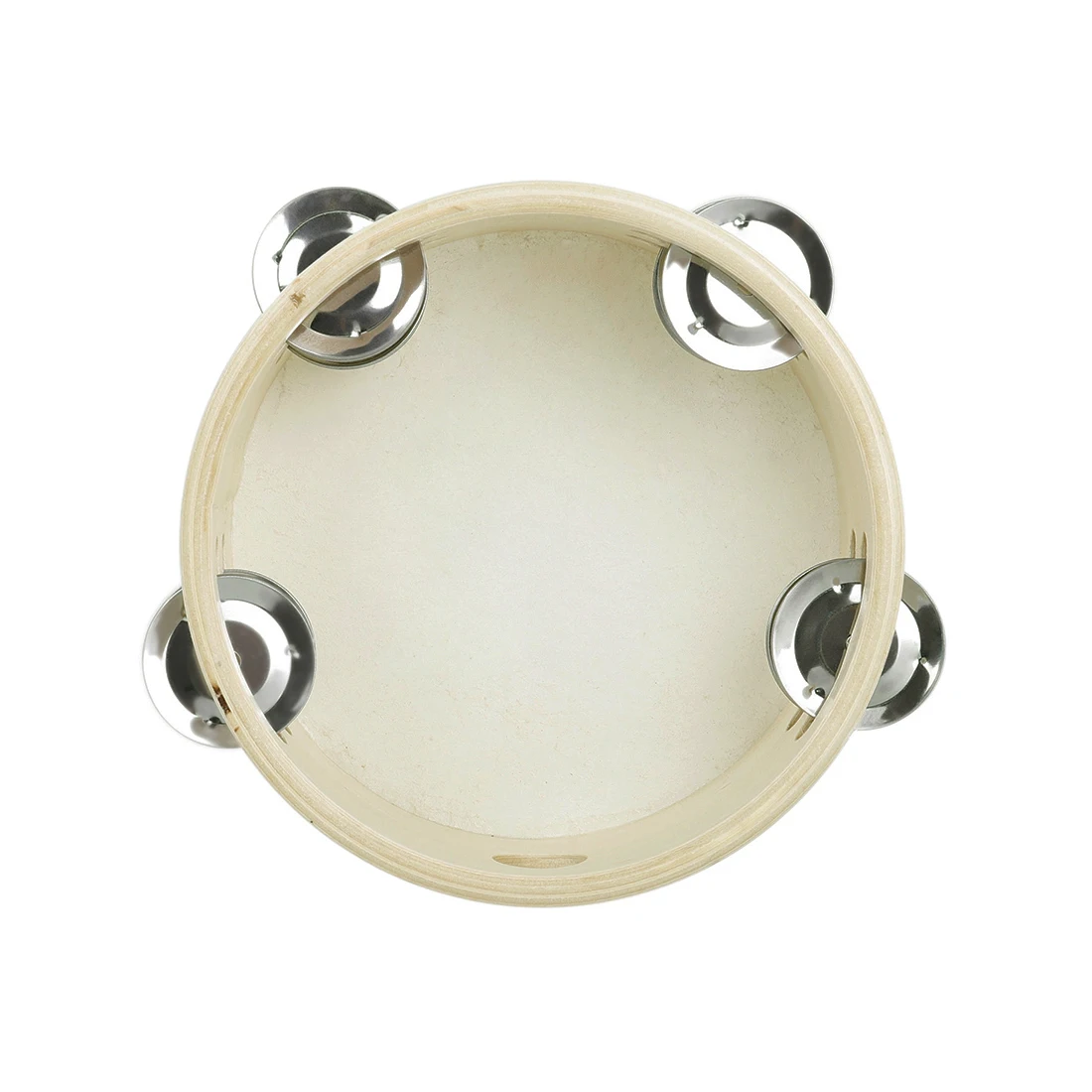 SLADE 6 인치 탬버린 양가죽 핸드헬드 드럼 양면 어린이 계몽 음악 장난감 오르프 타악기