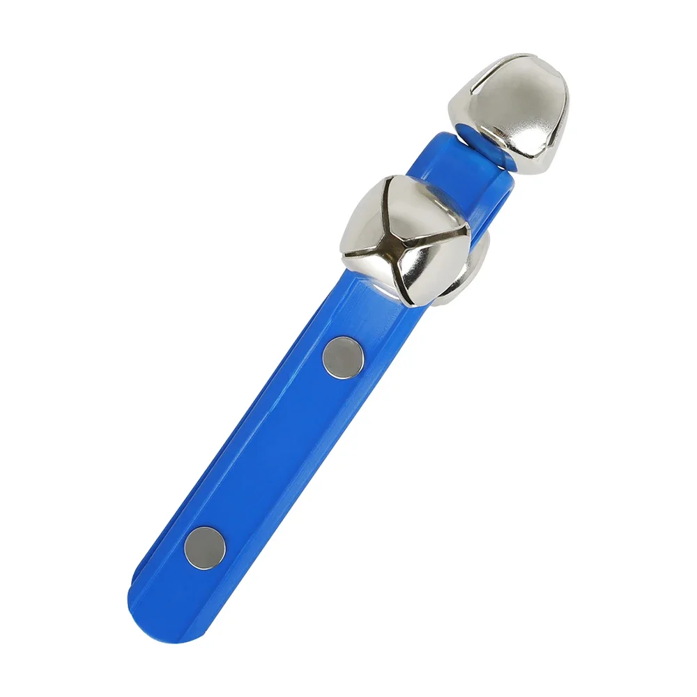 Hand Held Rattle Bell Tambourine ABS Plastic Handbell Percussion Instrument Musical Toy KTV Party Kids Shaker Game Birthday Gift