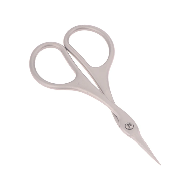 1Pcs Cuticle Scissors Stainless Steel Curved Blade Small Scissors Trimming The Fingernails Eyebrow Eyelash Dry Skin Nail Scissor 4