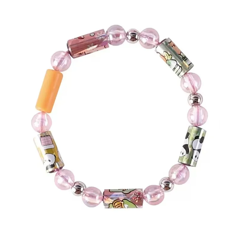 DIY Creative Sticker Bracelet Kit - Bead and Stationery Craft Set