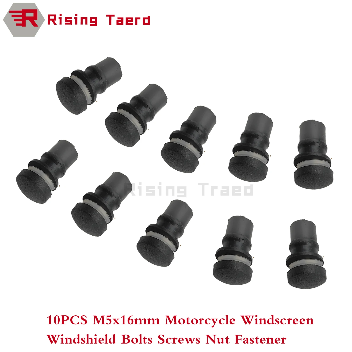 

10PCS M5x16mm Motorcycle Windscreen Windshield Bolts Screws Nut Fastener For Honda CB CBR Suzuki GSX Yamaha MT Kawasaki Ninja ZX