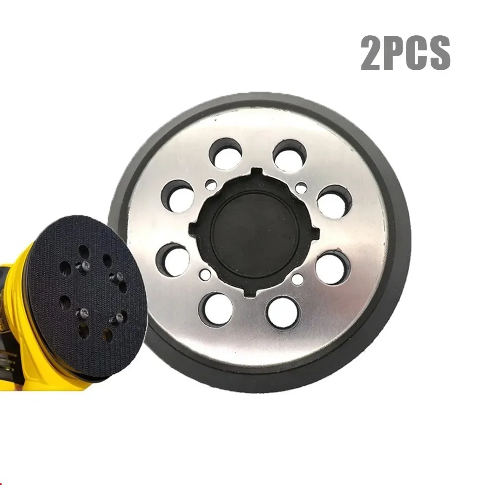 2 stücke Für Dewalt Schleifen Pad 5Inch/125mm 8 Löcher Haken Und Schleife Schleif Disc DWE6421 DWE6421K DWE6423 Sander Sichern Pad
