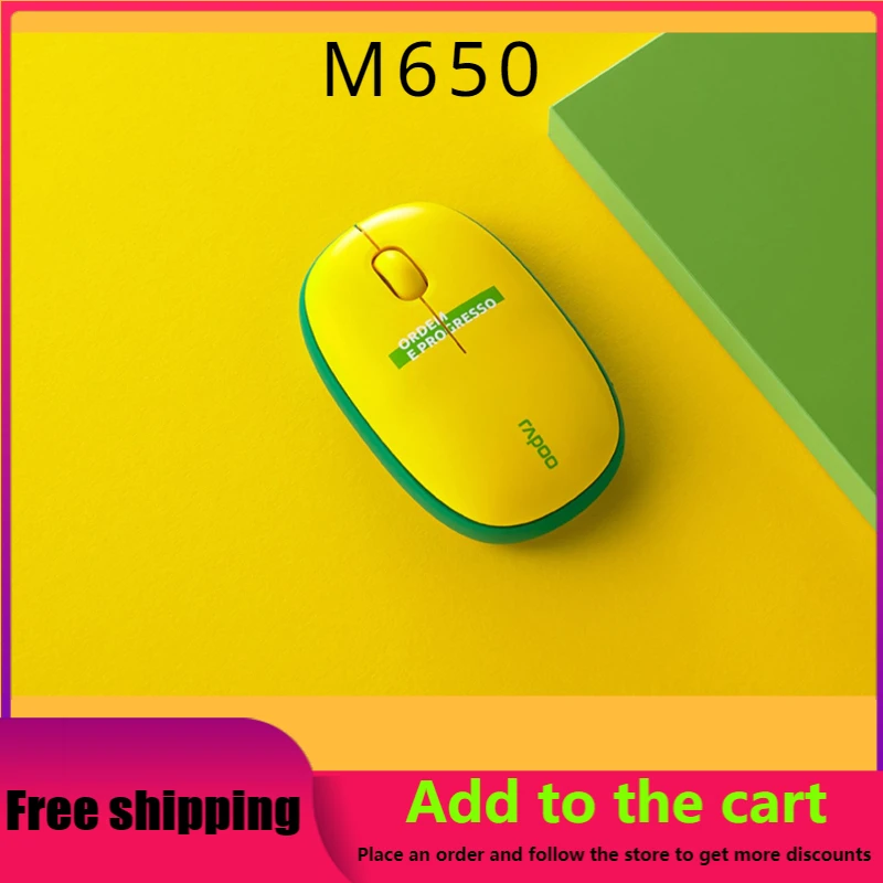 

Мышь M650 Bluetooth Двухрежимная Бесшумная эргономичная легкая портативная Милая универсальная мышь для планшетного ПК ноутбука