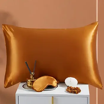 100% Natural Mulberry Silk Pillow Case 19Momme Both Sides Real Silk With Hidden Zipper Free Shipping 1