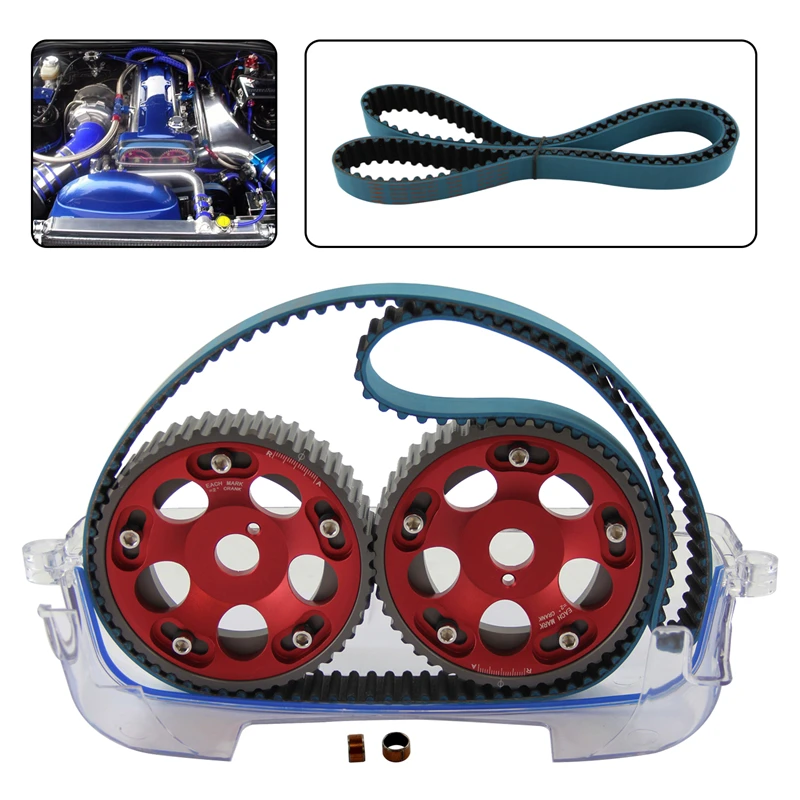 Timing Belt+ Cam Cover+Cam Gear Pulleys Fits for Lexus IS300 2001 2005