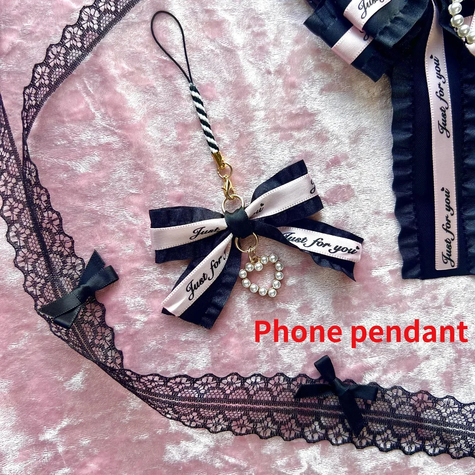 女の子用リボン付き電話ケース,iPhone 13,14,15,16 plus,pro,max