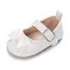 0-18 Months White Neonatal Soft Sole Girl Baby Upper PU Non Slip Rubber Sole Cute Princess Shoes Baby Walking Shoes 5