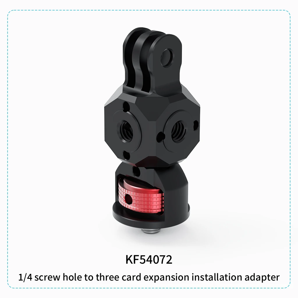 Befestigungs stecker für Block würfel halterung aus Aluminium legierung mit Arri 1/4 "3/8" Adapter für Gopro 2-Schlitz/3-Schlitz-Fotozubehör – Detail 25