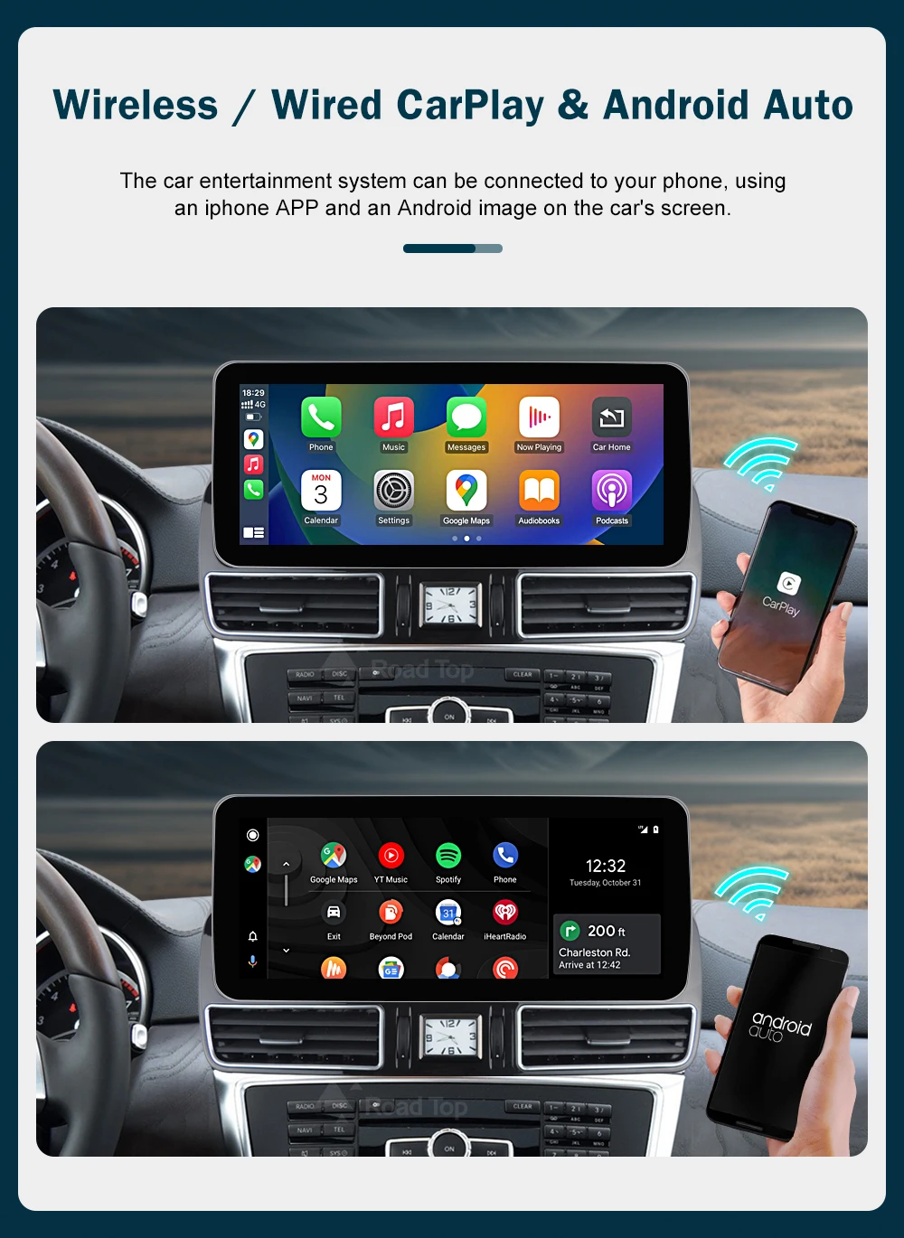 8.4 Inch IPS Screen Android Multimedia Player for Mercedes Benz Gl-Class  X166 Ml-Class W166 Auto Stereo Navigation WiFi - China Car DVD Player