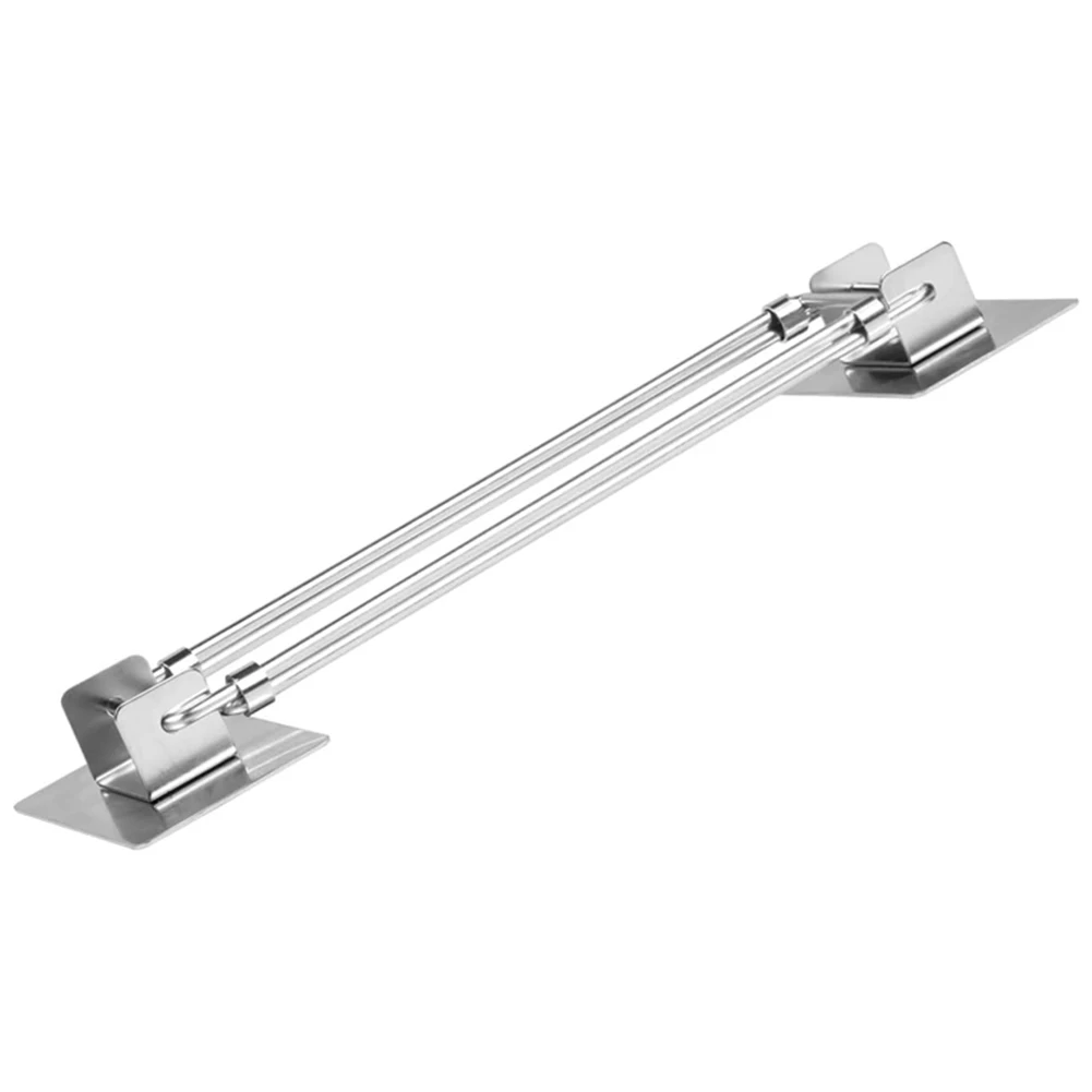 Rod for Corner Shelves in Camper Adjustable Rust Proof Bathroom Shelves Organization Rod Stainless Steel RV Bathroom Accessories