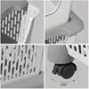 5 Tier Plastic Stackable Basket Cart with Wheels Plastic Stacking Container Bin Utility Rack for Kitchen Pantry Bathroom 3