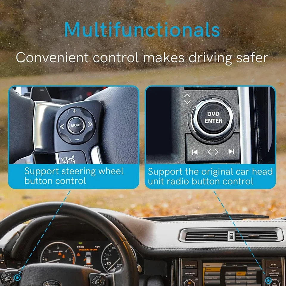 Adattatore Bluetooth Airdual Per Land Rover E Jaguar - Compatibile Con Connettore 30 Pin IPod - Foto 9