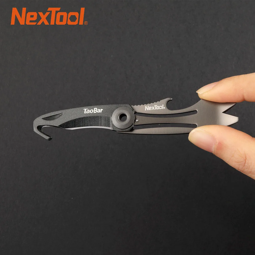

Многофункциональный резак NEXTOOL TaoBar для фотовспышки, мини-спасательный нож, многофункциональный инструмент, креативные инструменты