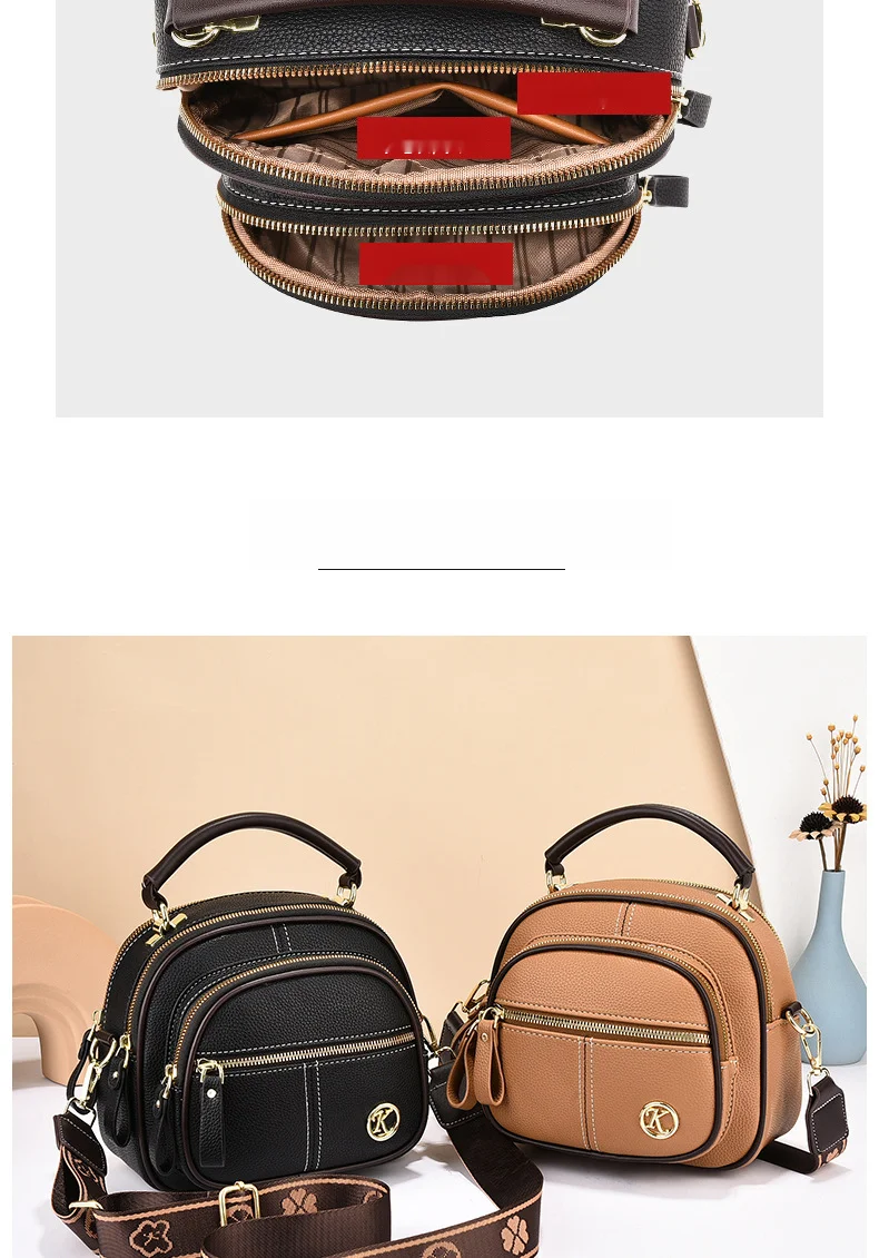 Bolso bandolera pequeño cuadrado de mano para mujer, versátil, nuevo, 2024_voghion.com