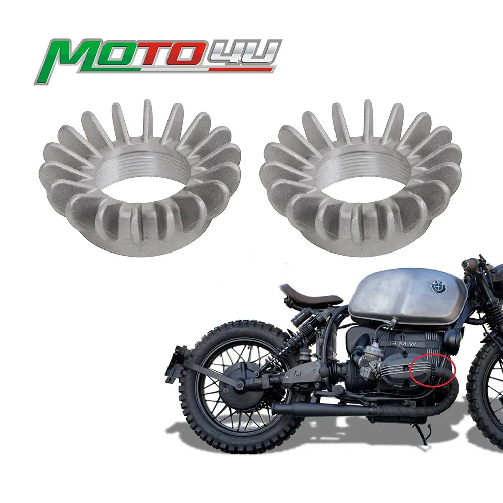 Moto4U Per Bmw R Airhead 50/5 R60/5 R60/6 R75/5 R75/6 R90/6 R90S Dado Di Scarico 2 Pezzi Cafe Racer Dadi Per Tubi Di Scarico Moto