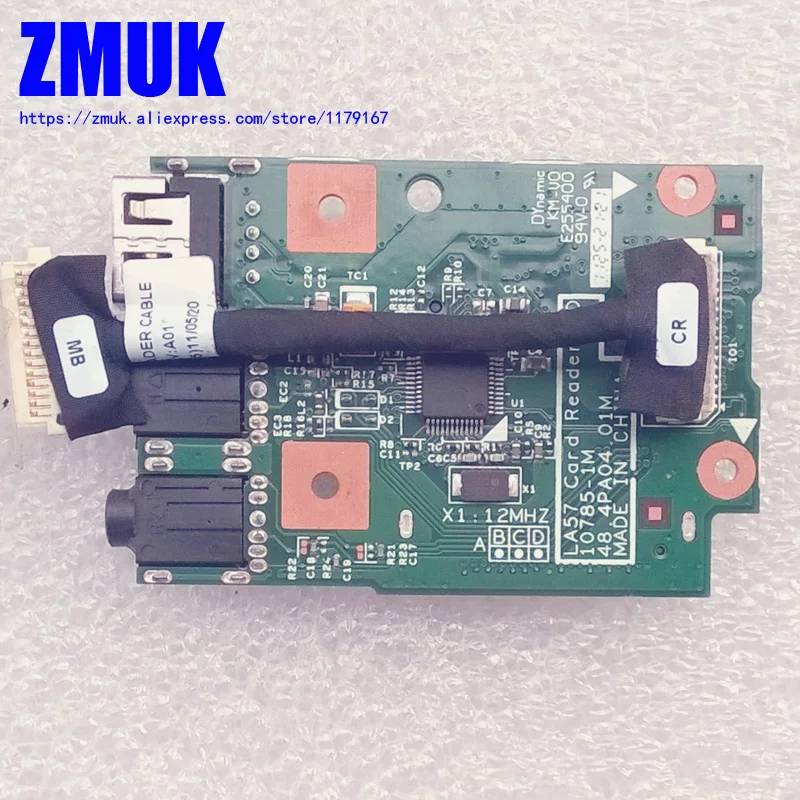 

New Original LB575 CARD READER BOARD W/CABLE For Lenovo V570 B570 B570E B575 Z570 Z575 Series,P/N 48.4PA04.01 55.4PN02.001