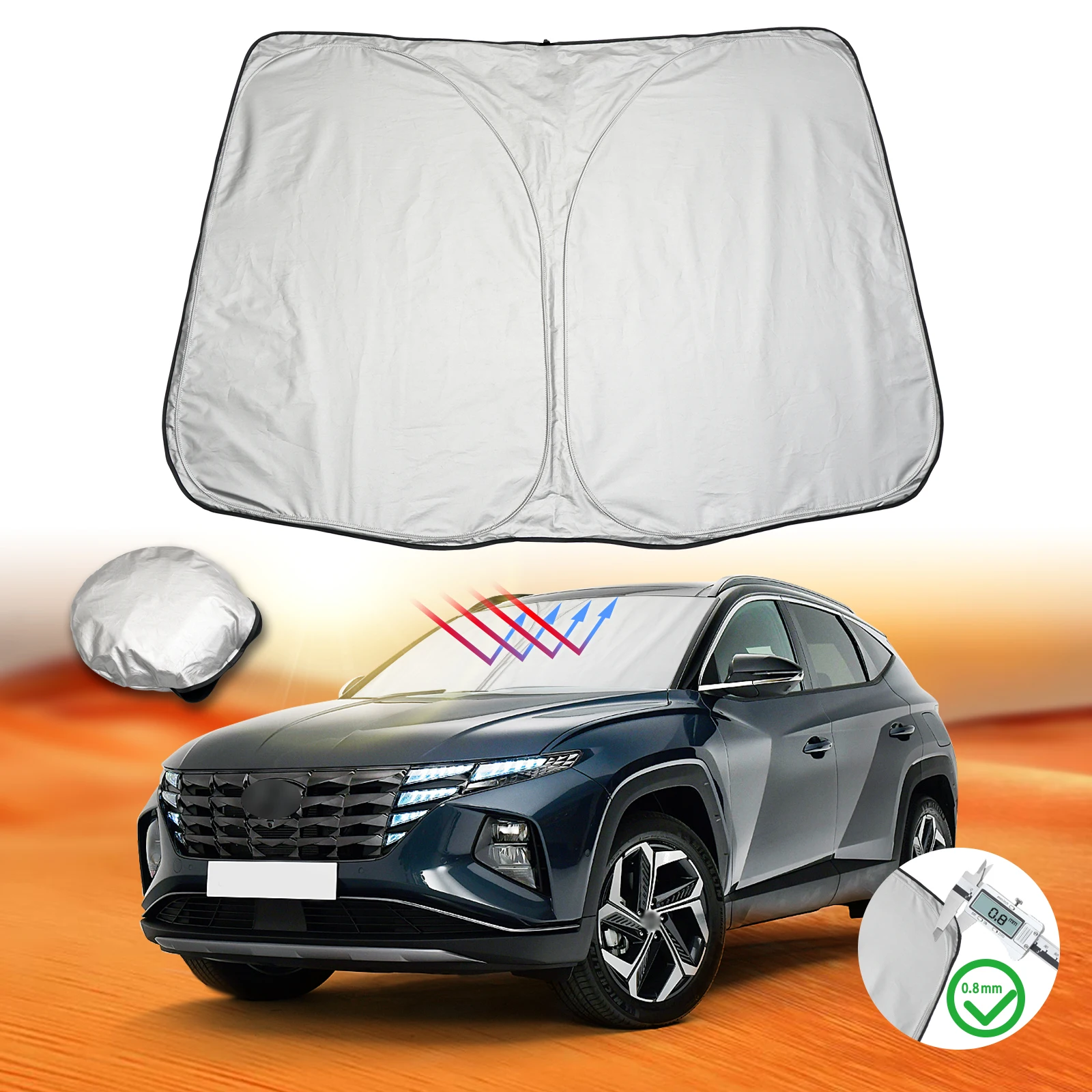 LFOTPPCarWindshieldSunshadesforTucsonNX42022FrontWindowVisor