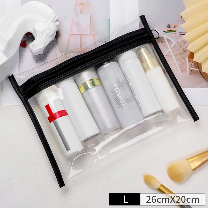 Custodia organizer in PVC con cerniera per passaporto, monete, chiavi, rossetti, carte, auricolari, custodia da viaggio compatta