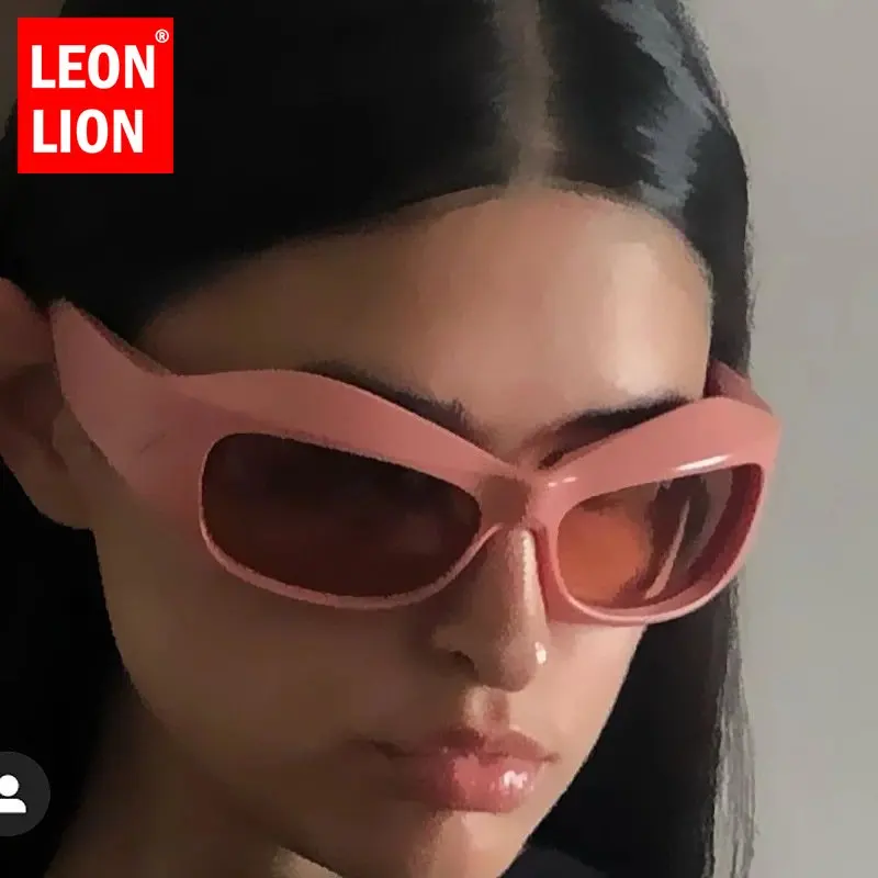 

LeonLion Y2K Sunglasses Women Punk Glasses for Women/Men Sports Eyeglasses Women Designer Luxury Oculos De Sol Feminino UV400
