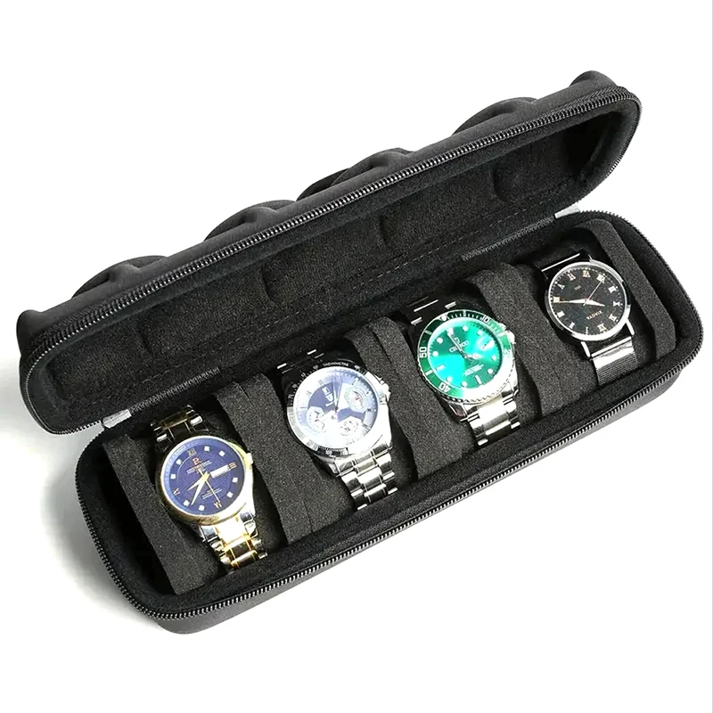 Watch Box Organizer For Men Or Women Watch Travel Case Portable Storage Display Holder For Wristwatches And Smart Watches