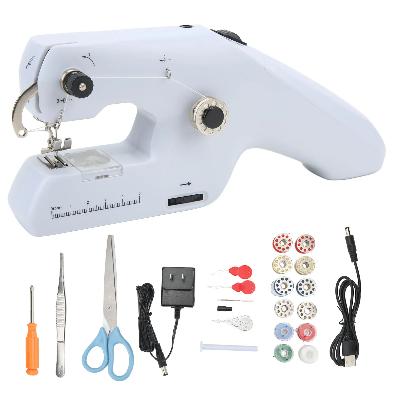 110-240V Handheld Sewing Machine Home Mini Electric Handheld Portable ...