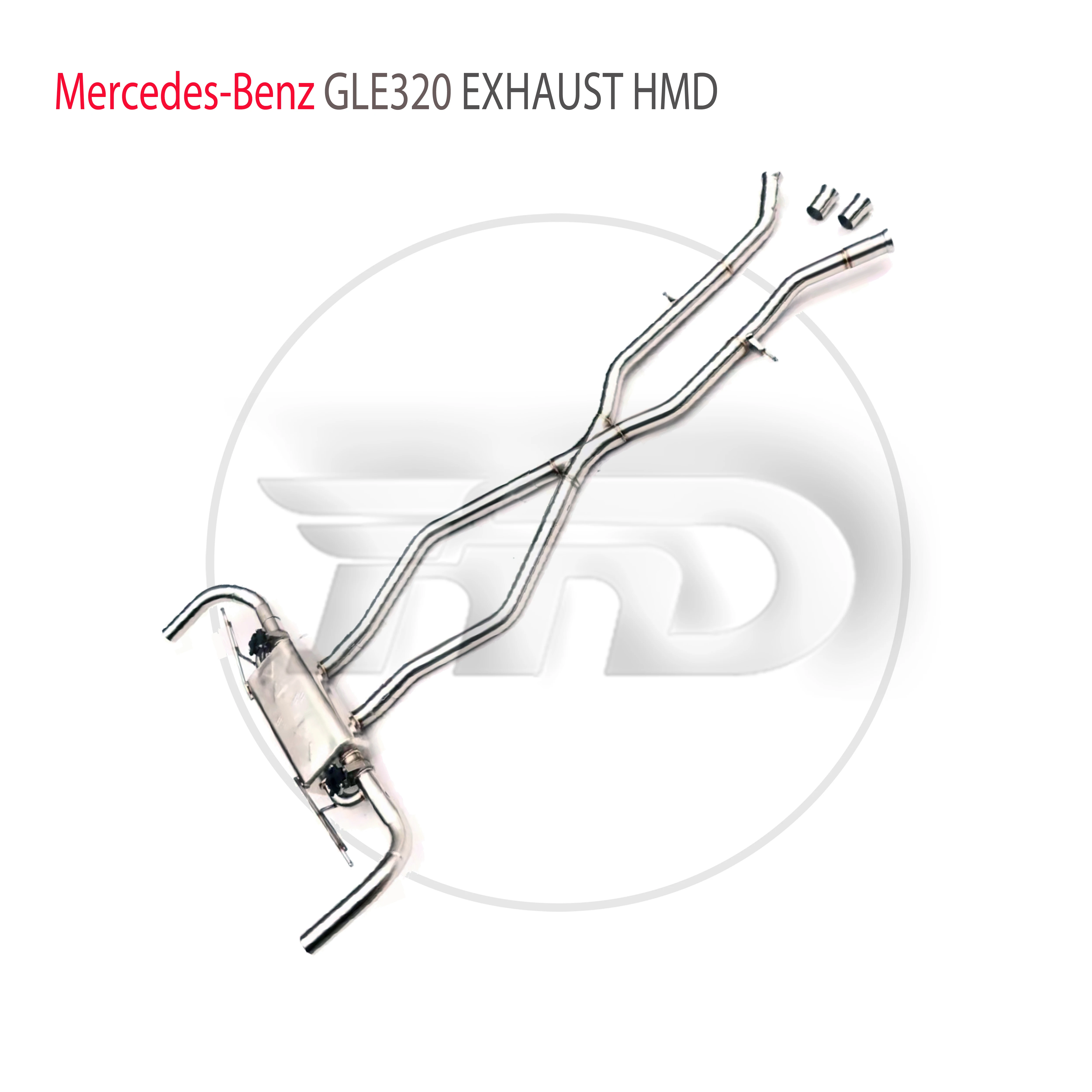 

HMD Stainless Steel Material Exhaust System Performance Catback Is Suitable For Mercedes Benz GLE320 Auto Modification