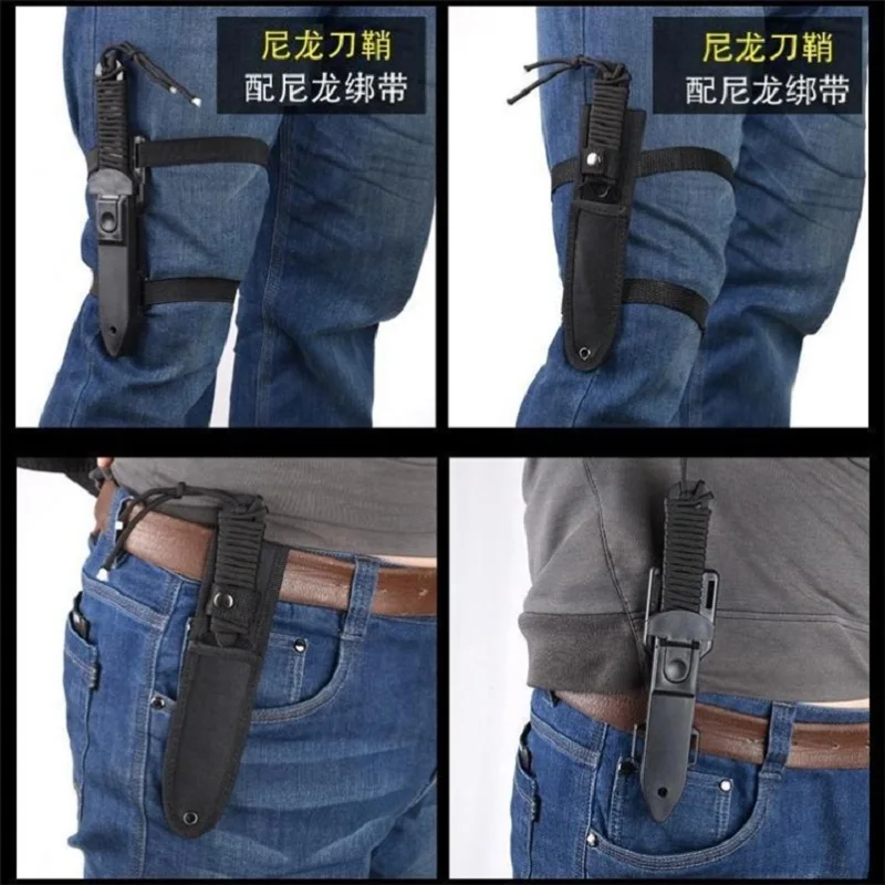 KnifeLegStrapUniversalNylonFabricTacticalOutdoorLegStrap