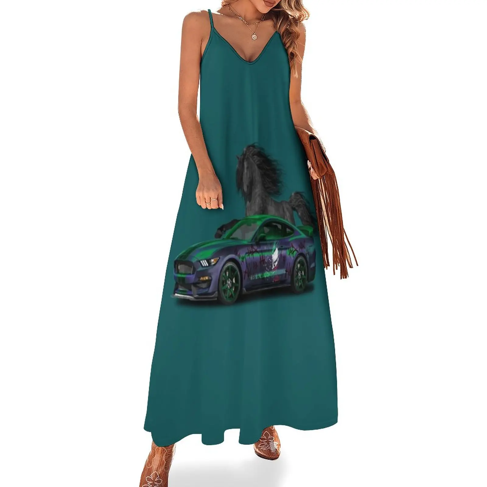 

Strong Mustang Sleeveless Dress women dress ladies dresses for special occasion