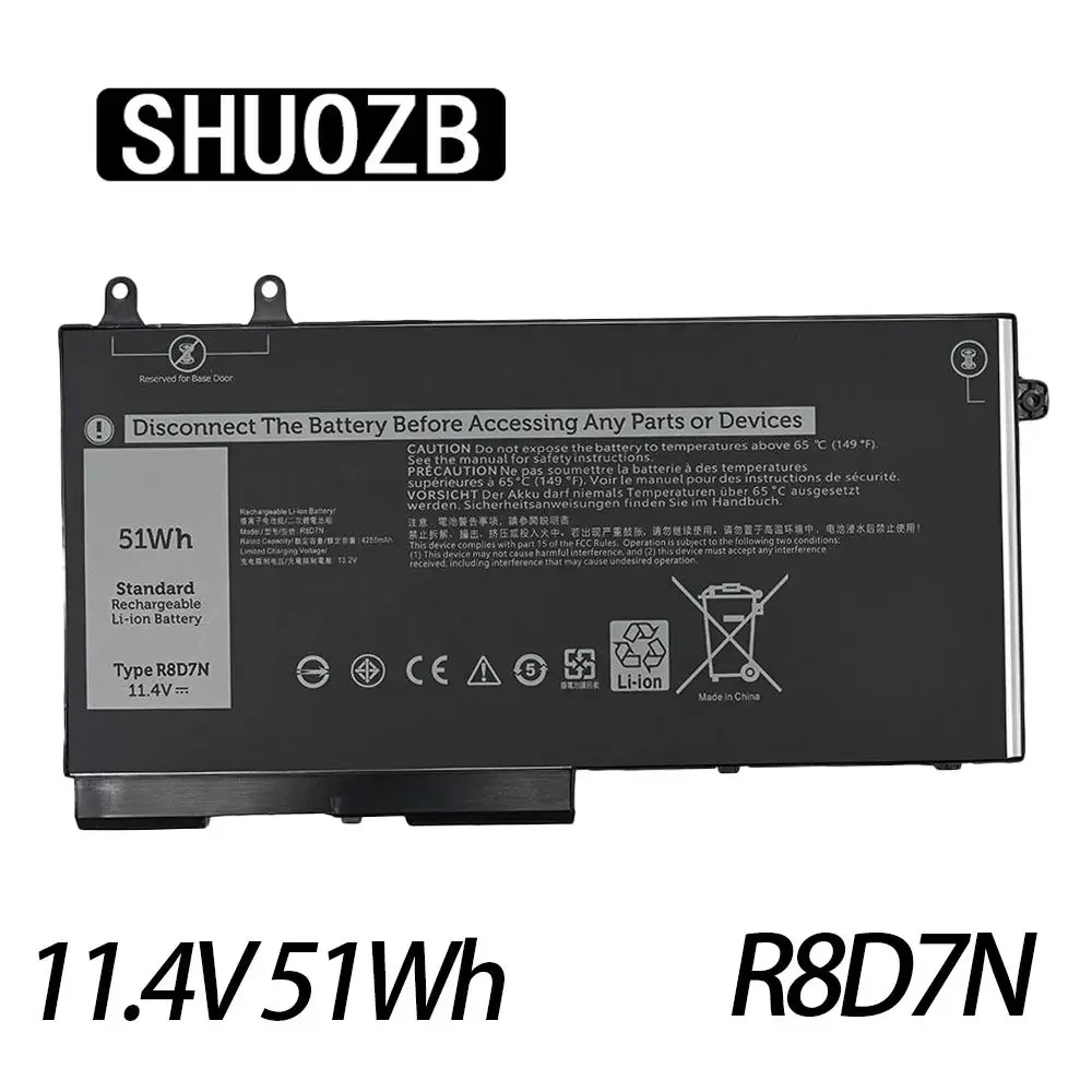 

R8D7N Battery For Dell Latitude 5400 5500 5410 5510 Precision 3540 3550 1V1XF 4GVMP C5GV2 Inspiron 7590 7591 7791 2-in-1 Series