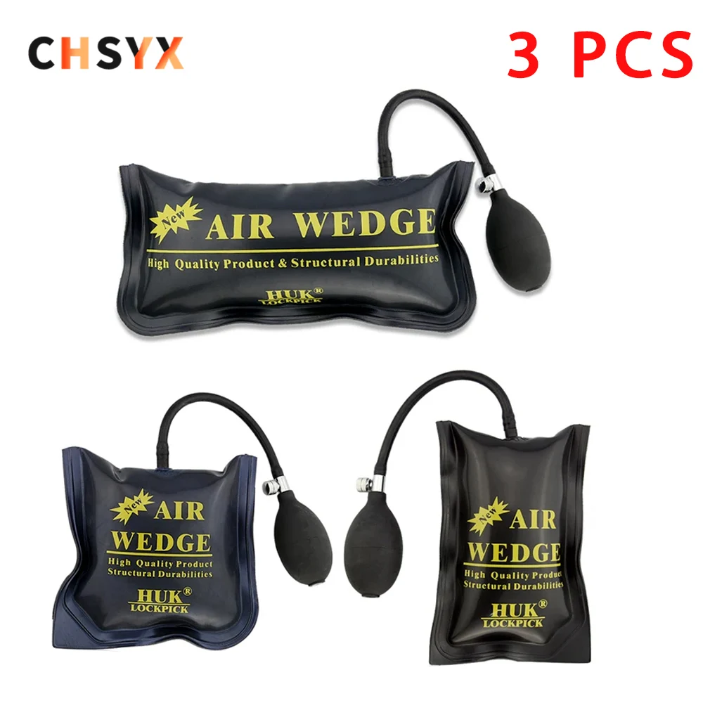 HUK Locksmiths Tools Pump Wedge Air Wedge Auto Entry Tool Airbag Open Car Door Window Lock Repair Cushioned Shim Hand Tool air pump wedges,locksmith tools,locksmith extractor tools,lock pick tools,lock pick set,lock repair tool,multi purpose tool,multipurpose tool,air wedge bag