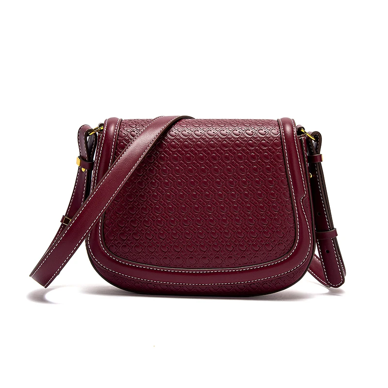 حقيبة سرج نسائية من CHCH حقيبة مربعة صغيرة منقوشة...