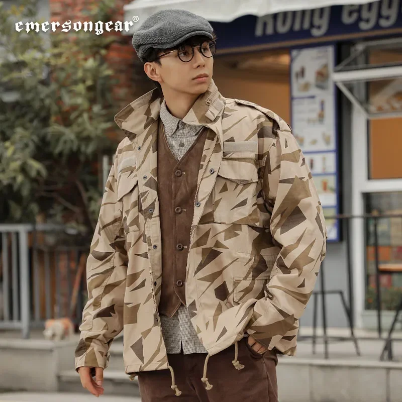 Emersongear Tactical For M65 Coat Multi-Pocket Trench Coat Ergonomics Jacket Warm Hunting Camping Outdoor Hiking DCC EM9654