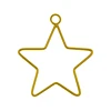DIY Wrought Iron Metal Stars Ring Stars Wire Wreath Frame Hoop Macrame Rings for Handmade Dream Catcher New Year Drop Shipping 5