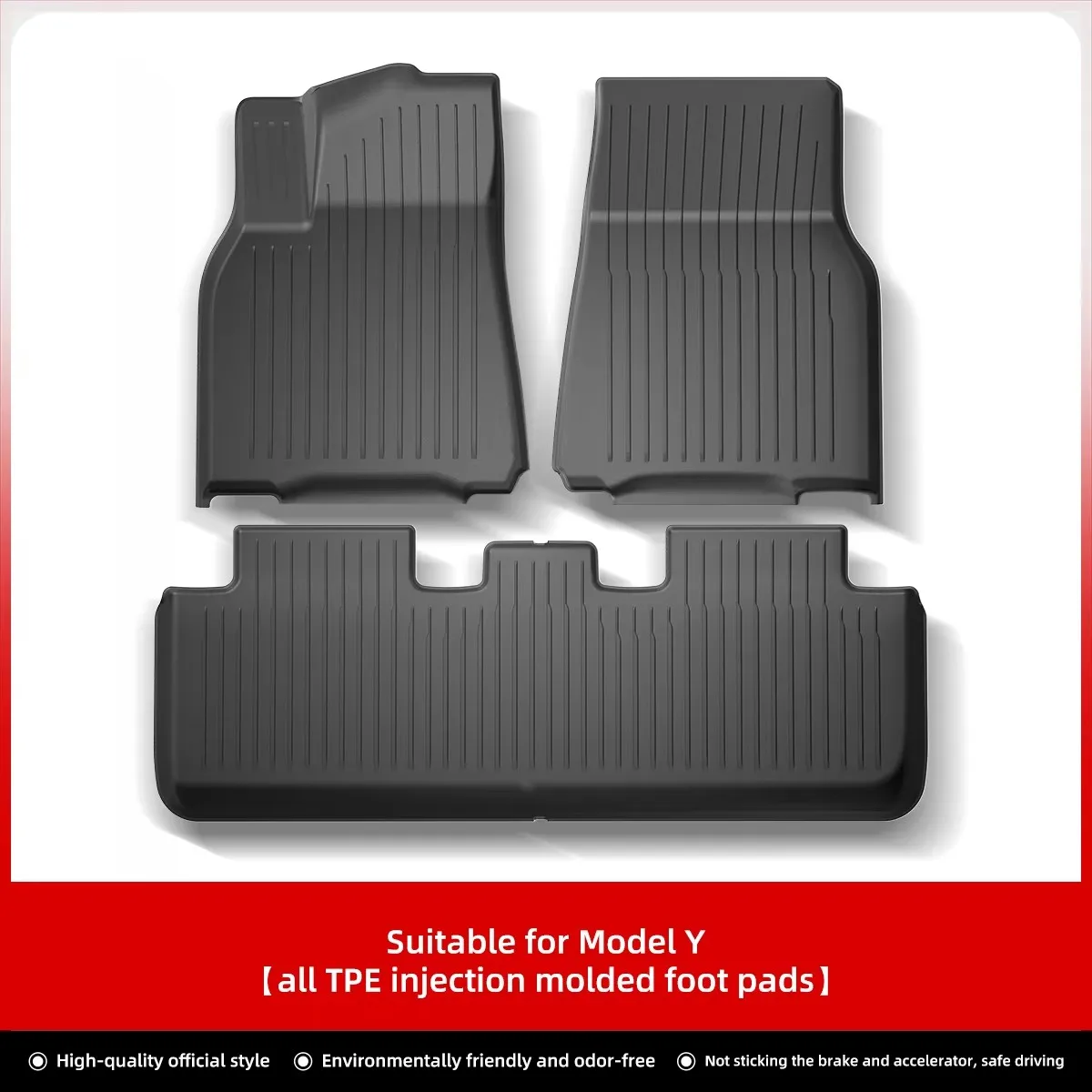 Premium Rear Seat Backrest Protective Pad - Trunk Mat and Anti-Kick Car Interior Accessory