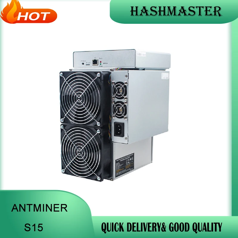 

High Profile Bitmain Antminer S15 Miner With Original Power Supply BTC Bitmain S15 28 TH Hash Rate
