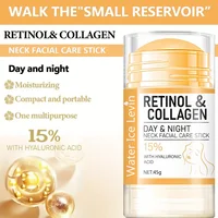 Stick Crème Visage et Cou Jour et Nuit au Rétinol et Collagène 45g, Hydratant et Nourrissant, Non Gras, Facile à Appliquer, Facilement Absorbable, Doux et Non Irritant, Absorption Profonde ! 5