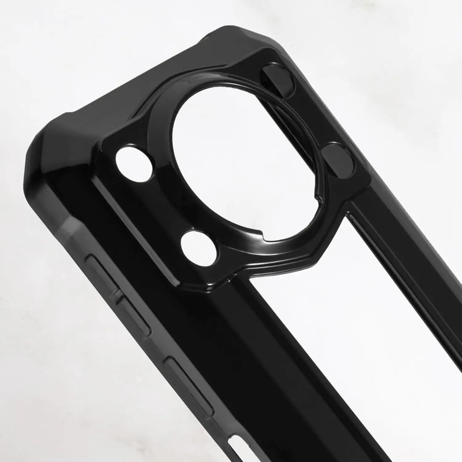 2-in-1 Glass and Silicone Protective Case with Tempered Glass Screen Protector