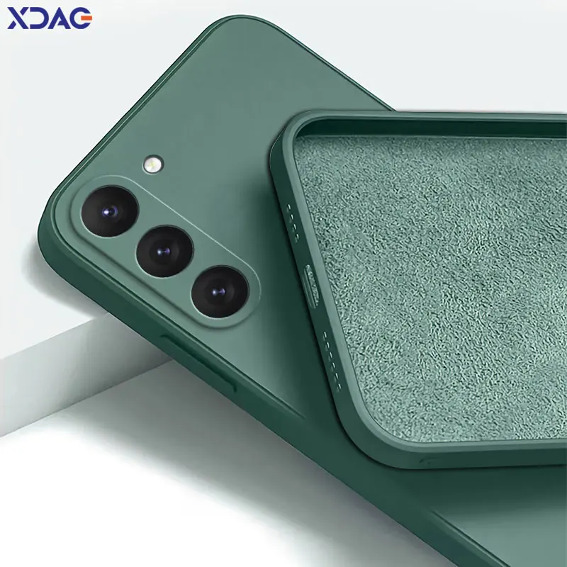 Luxury Liquid Silicone Soft Protective Phone Case - Full Fall Proof Mobile Cover Housing