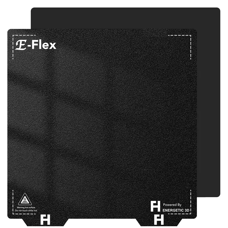 Energética-double Sided Textured Steel Build Plate Print Bed Pei Magnetic Spring Upgrade Black Ender2 165×165 mm Pei Pro