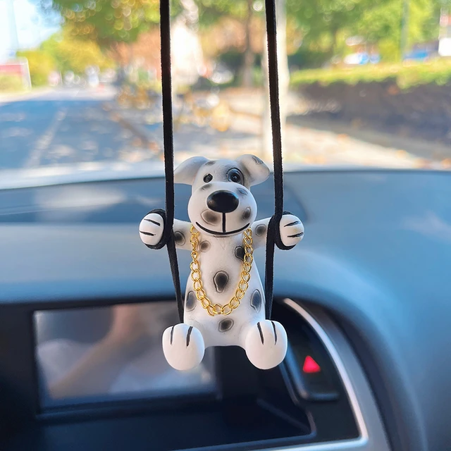 Nette Panda Auto Zubehör Schaukel Auto Anhänger Auto Rückspiegel Anhänger  Geburtstag Geschenk Auto Decoraction Innen - AliExpress