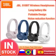  JBL TUNE 510BT Gaming Headset Bluetooth-Compatible 5.0 Wireless Headphones with Mic Active Noise Cancelling Sports Earphones 