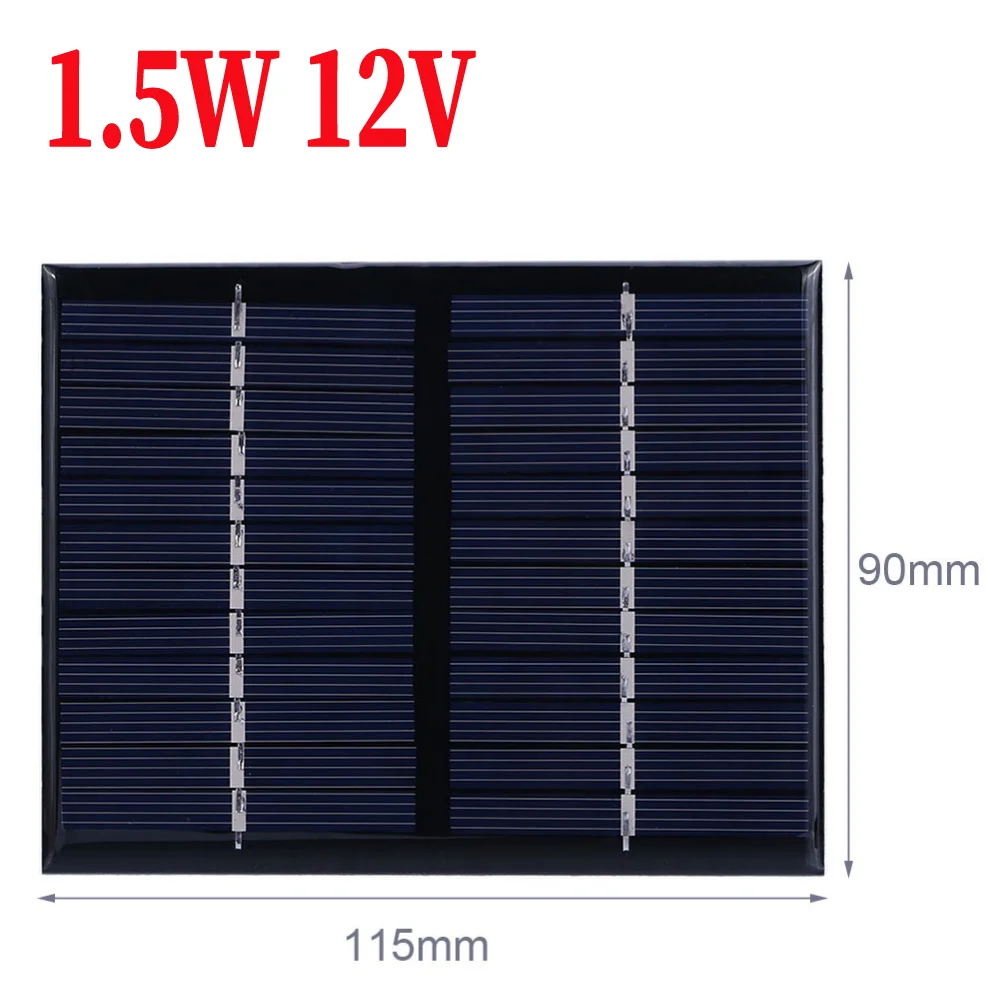 ตัวเลือกสินค้า โซลาร์เซลล์ DIY ชาร์จมือถือ 5V 3W/2W/1.5W
