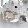 Drawer Style Storage Box Under The Mirror Cabinet Transparent Bathroom Cotton Stick Makeup Cotton Bathroom Pull-Out Storage 2