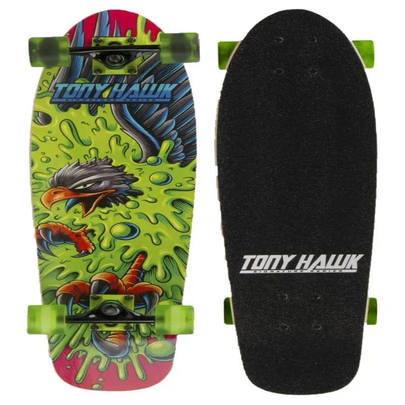 

31" x 7.5" Cruiser Complete Skateboard with Green Graphics, 5" Alloy Trucks, ABEC 3 Bearings, 50mm x 33mm Wheels