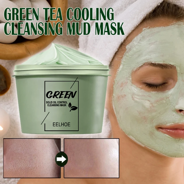 Mascarilla de limpieza de té verde, palo de limpieza de puntos negros,  aplicar hidratante, acné, encoge los poros, máscara de Limpieza Profunda,  40g - AliExpress