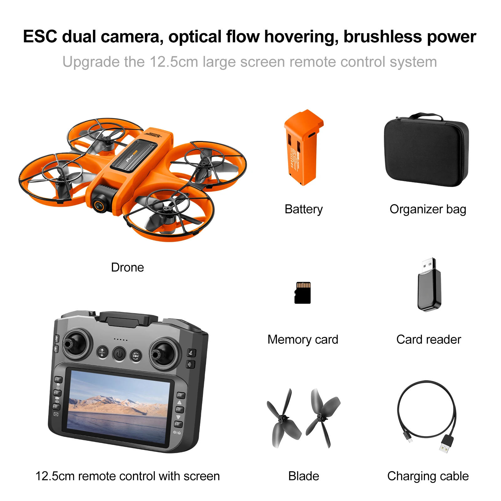 ตัวเลือกสินค้า โดรน 4K กล้องมืออาชีพ พับได้ ระบบ Optical Flow