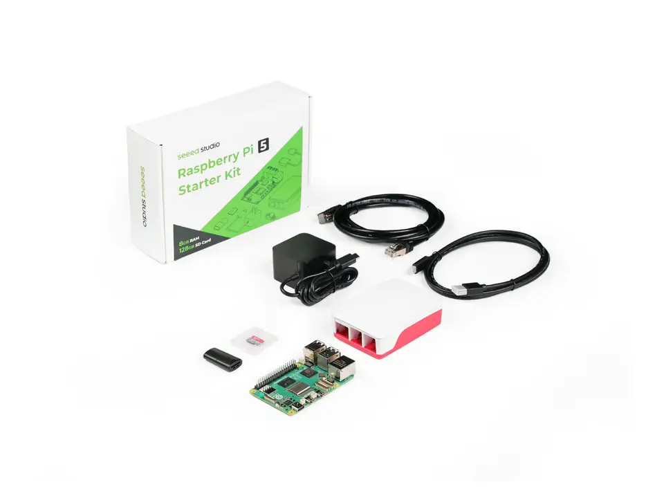 Raspberry Pi 5 16GB 8GB 4GB Starter Kit Seeed Studio, Official