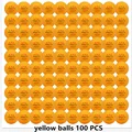 100 yellow balls
