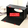 High-Quality Leather Paper Drawer, Living Room, Household Tissue Box, Creative PU Napkin Paper Box, Car Mounted Tissue Paper Box 6